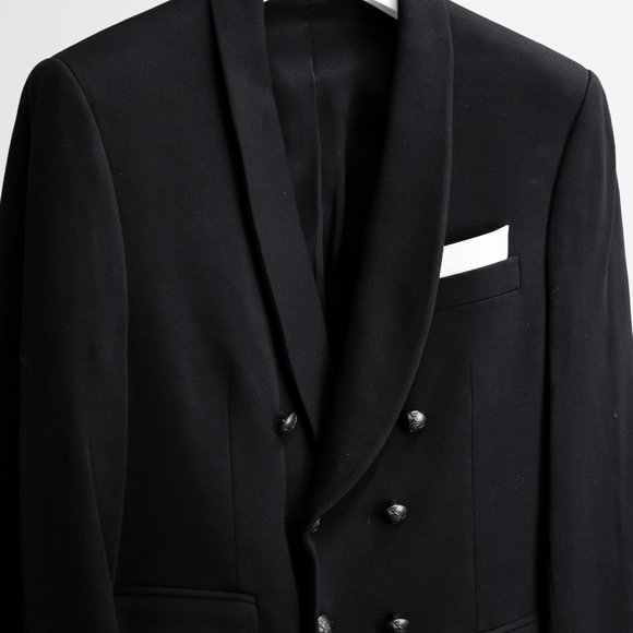 Neil Barrett Black Double Breasted Blazer - Picture 3 of 10